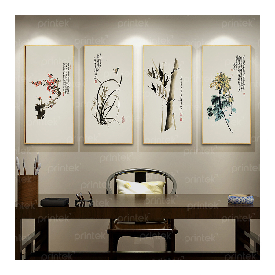 Bộ 4 tranh Xuân Hạ Thu Đông - TB13323473