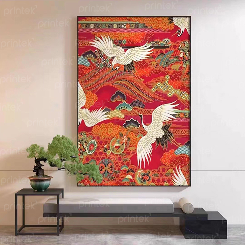 Tranh treo tường chim hạc