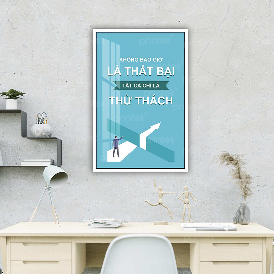 Tranh động lực văn phòng, tranh slogan – DL001-130