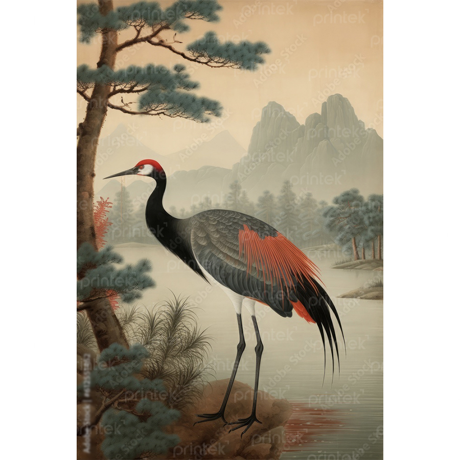 Tranh Nhật Bản dán tường phong cách phù thế (Ukiyoe) - FG13323850