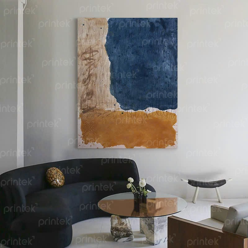 Tranh trừu tượng Wabi Sabi, tranh treo tường canvas - TT2694