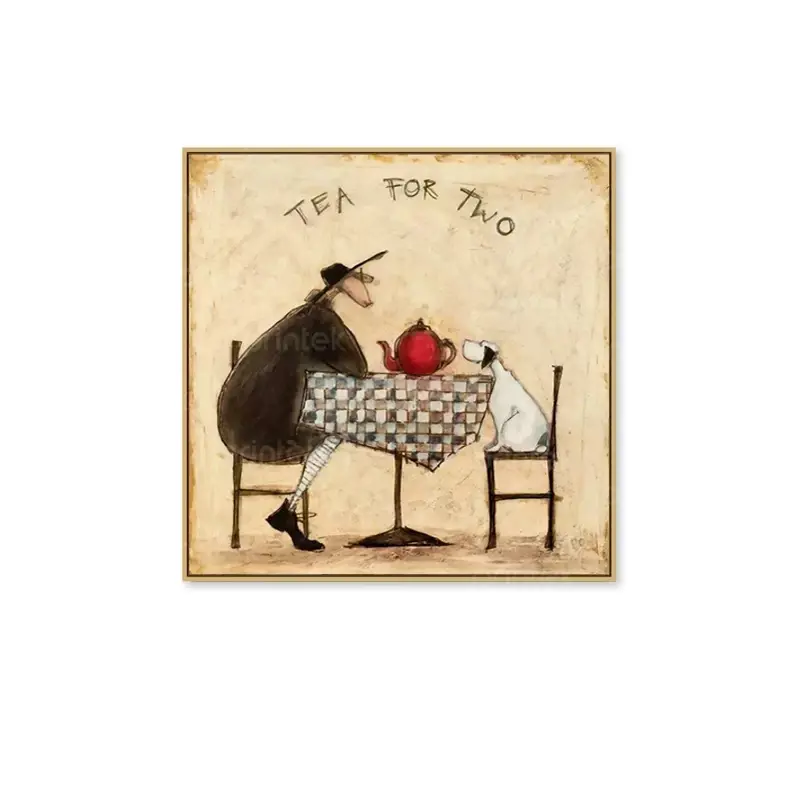 Tranh canvas trừu tượng hoạt hình - TT15849