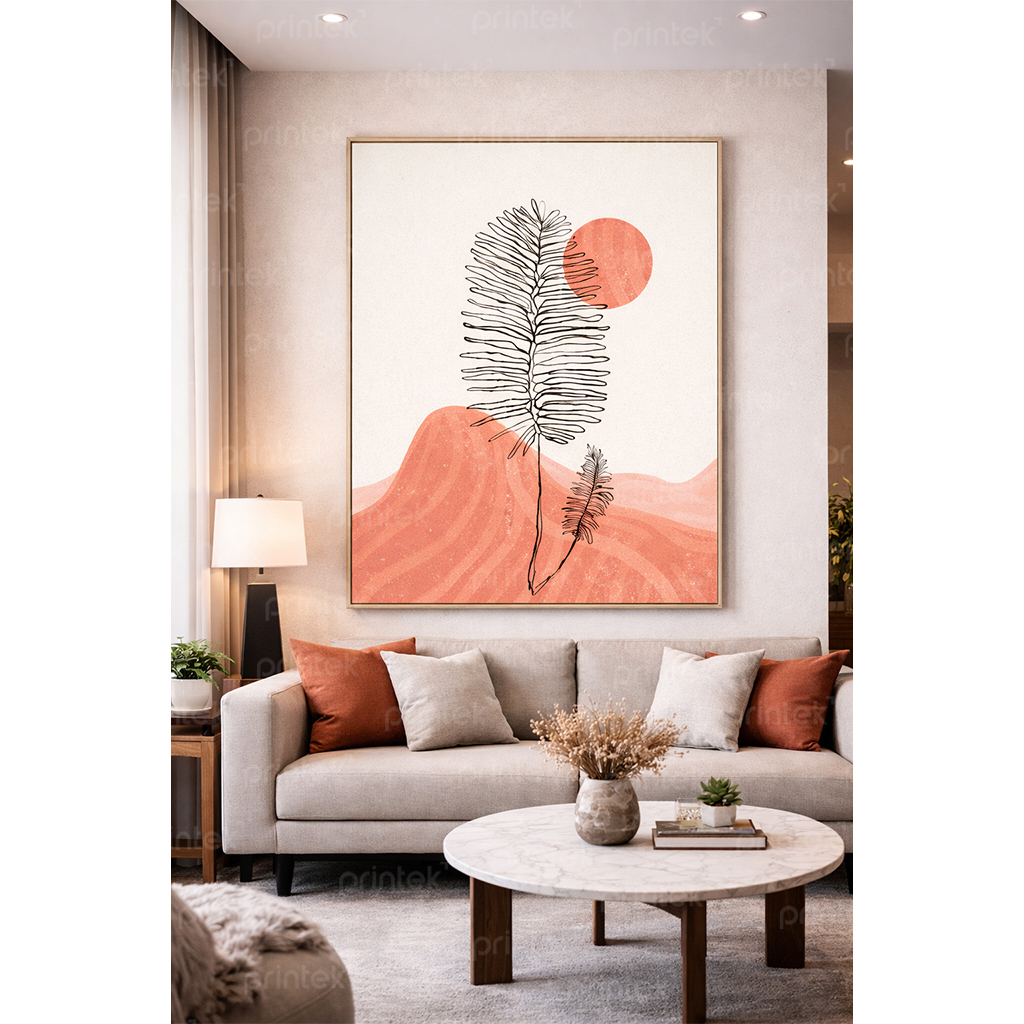Tranh trừu tượng, đã có khung – ST220979