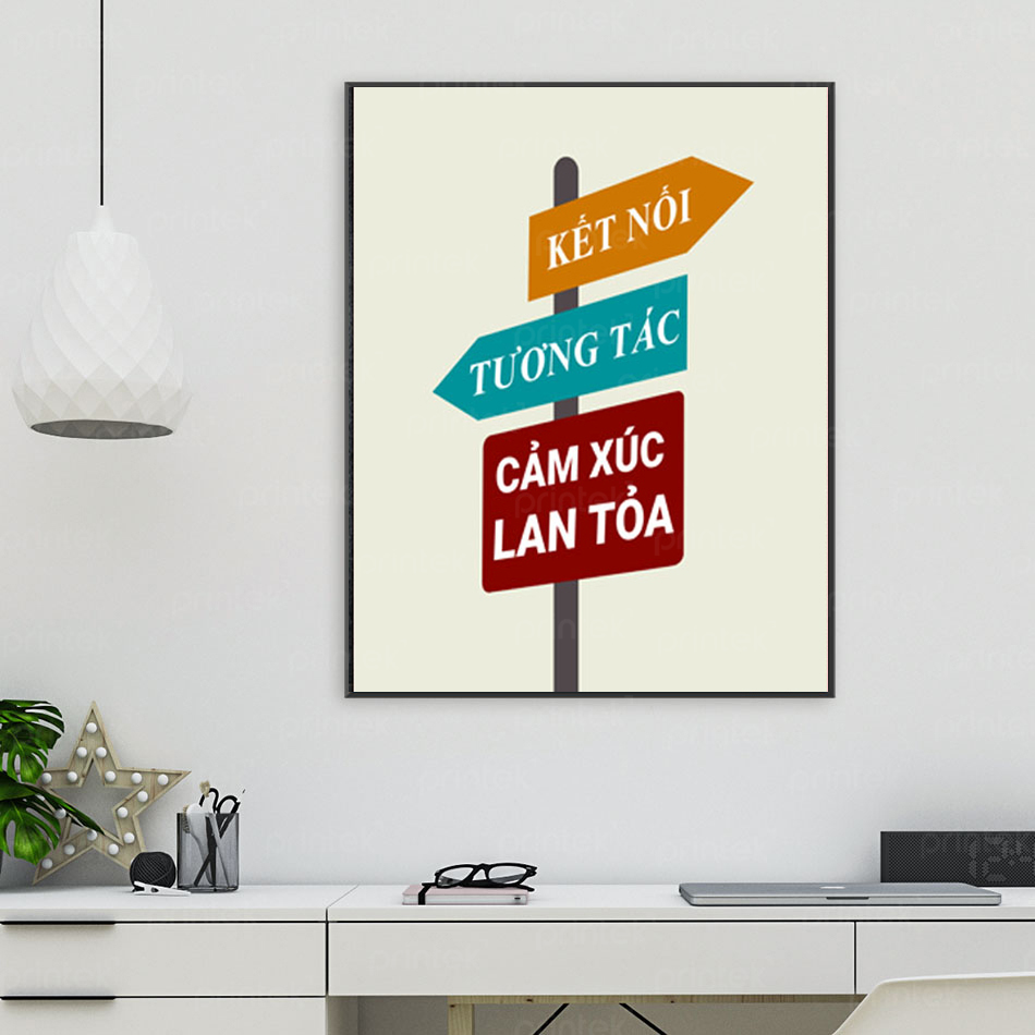 Tranh động lực văn phòng, cỡ 40x60cm - DL-TVB45