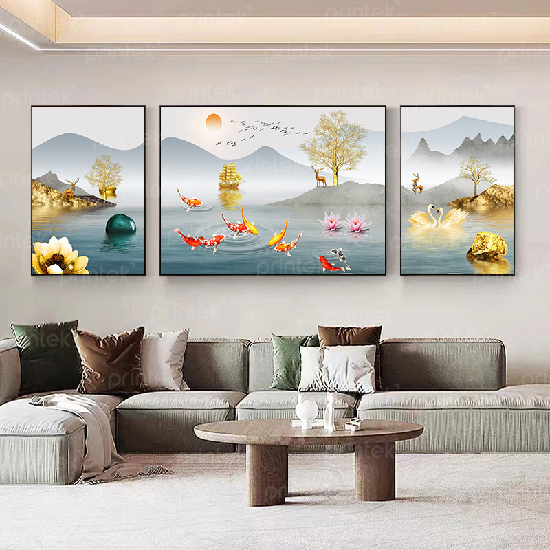 tranh cửu ngư quần hội