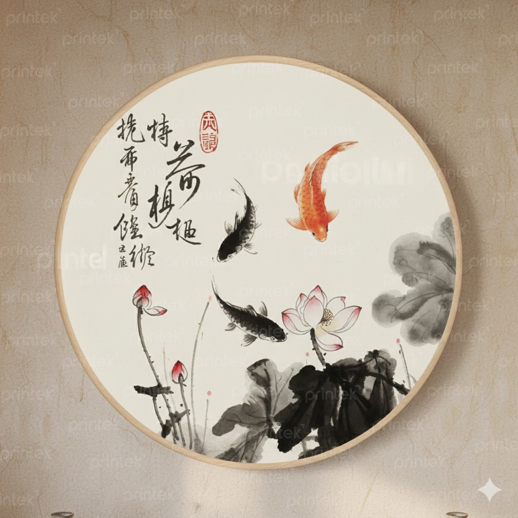 Tranh "Cửu Ngư Quần Hội"