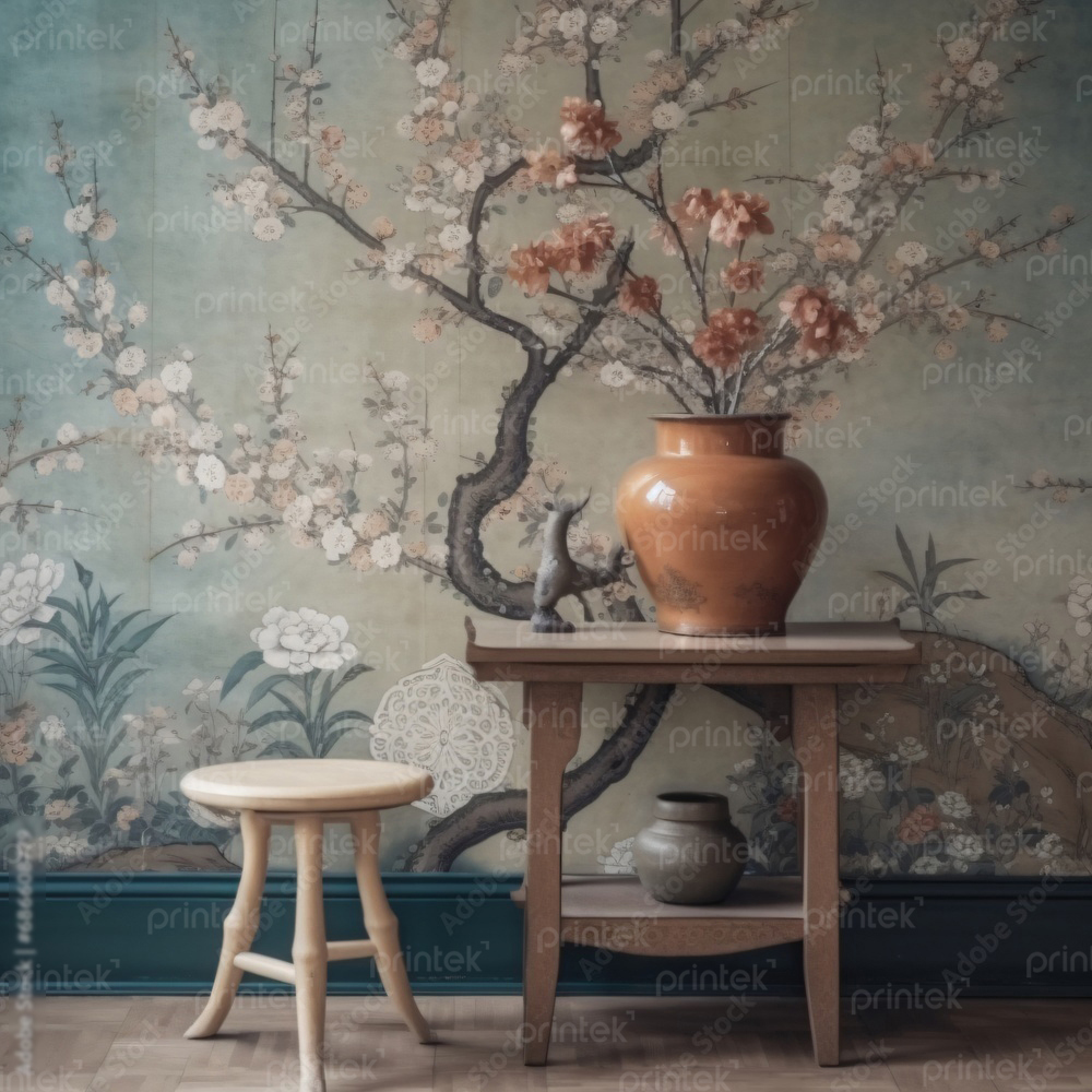 Tranh dán tường phong cách Indochine – TT8779