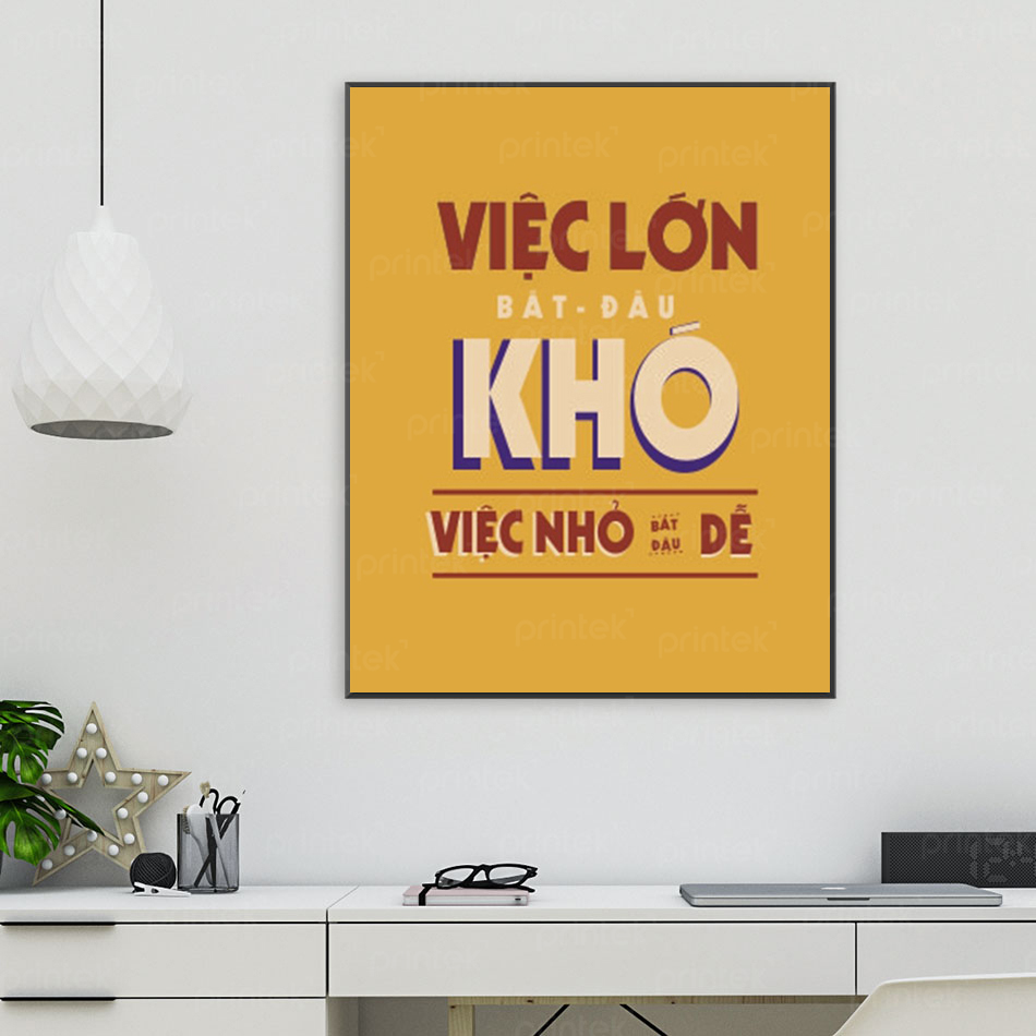 Tranh động lực văn phòng, cỡ 40x60cm – DL01