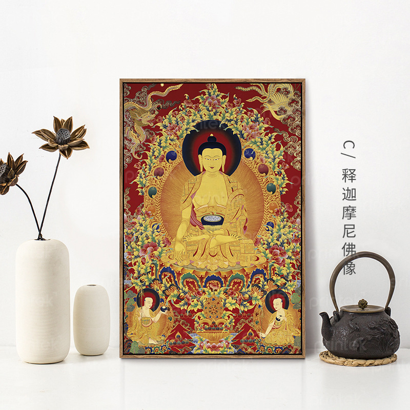 Tranh Phật giáo, trang trí phòng thờ - TP76200