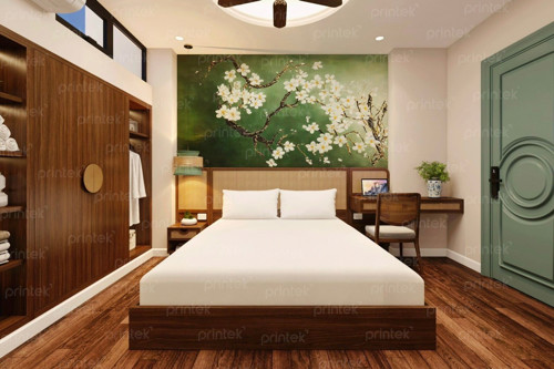 Tranh dán tường khách sạn