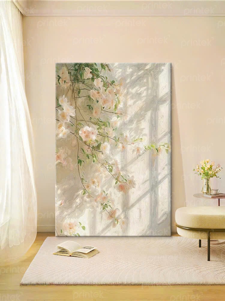 Tranh hoa cỏ mùa xuân, tranh trang trí phòng ăn - TT7547