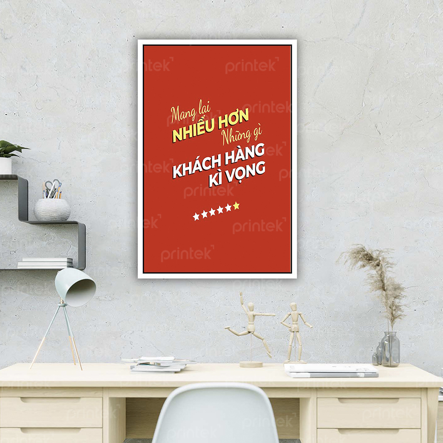 Tranh động lực văn phòng, tranh slogan – DL001-89