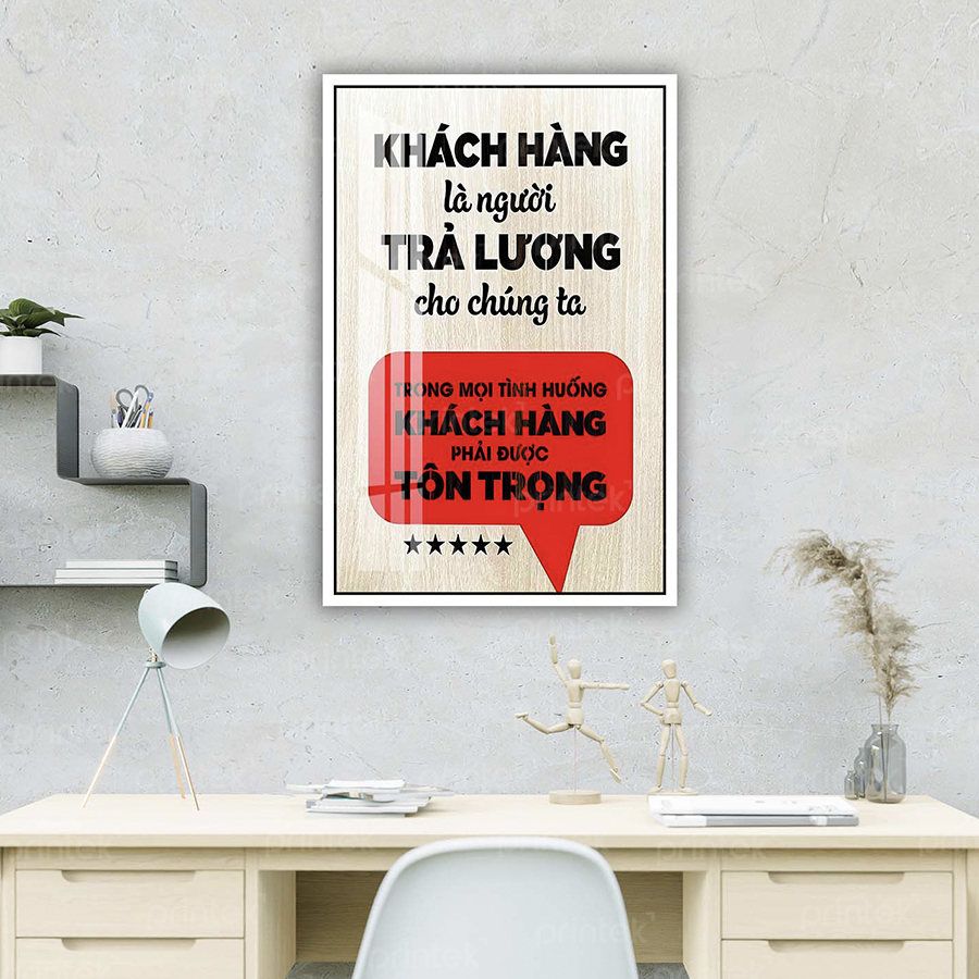 Tranh động lực văn phòng, tranh slogan – DL001-31