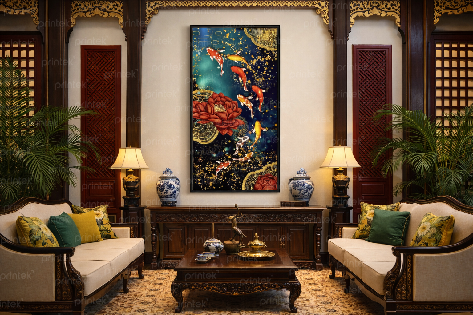Tranh cửu ngư quần hội