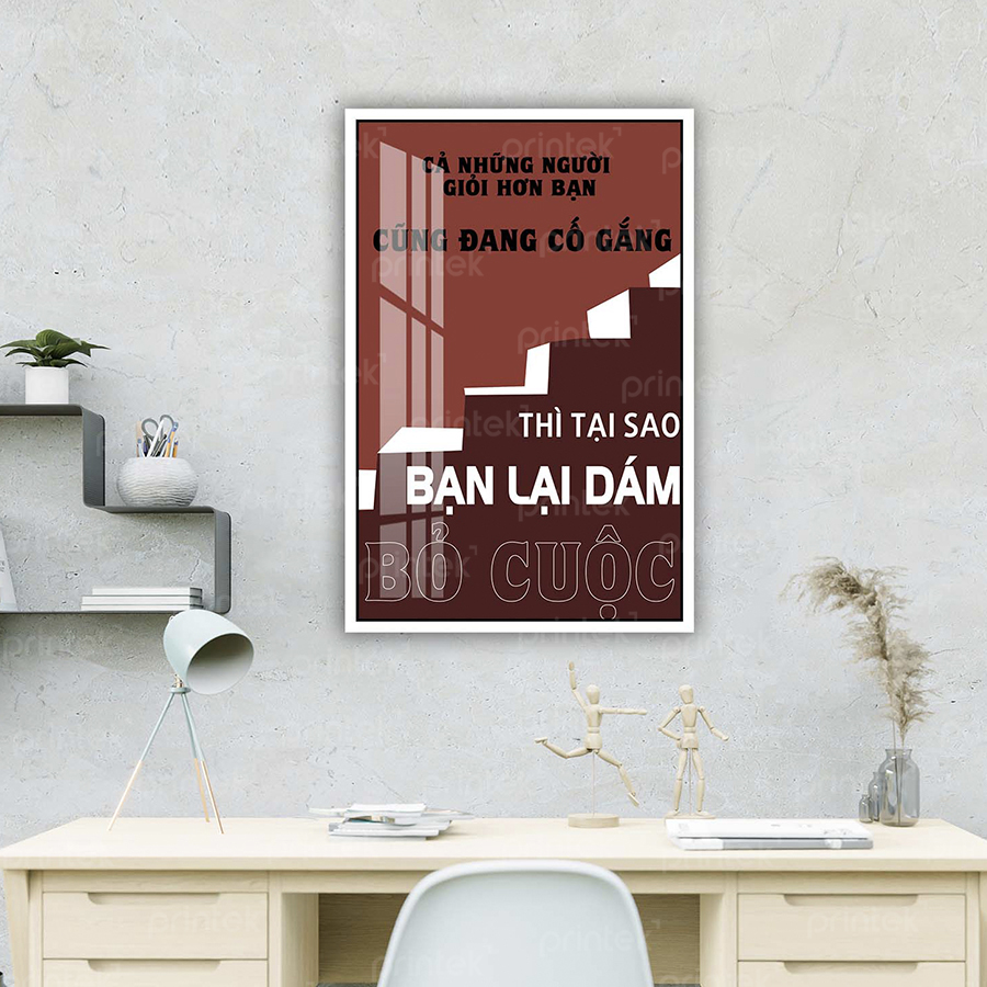 Tranh động lực văn phòng, tranh slogan – DL001-79