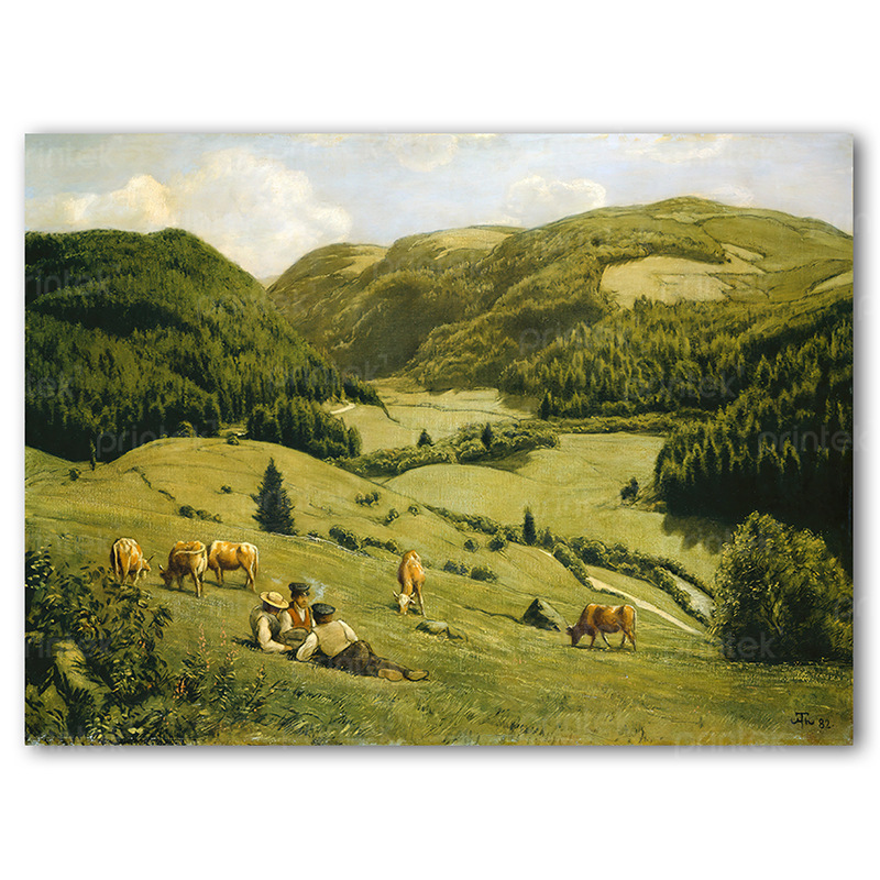 Tranh phong cảnh Châu Âu, tranh treo tường canvas - TT1212