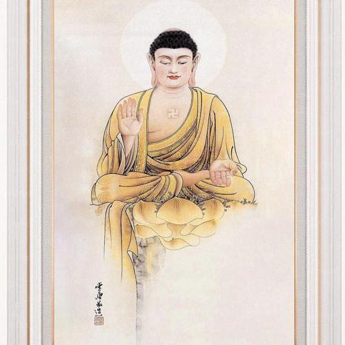 Tranh Phật giáo treo tường đẹp hợp phong thủy – MS4495