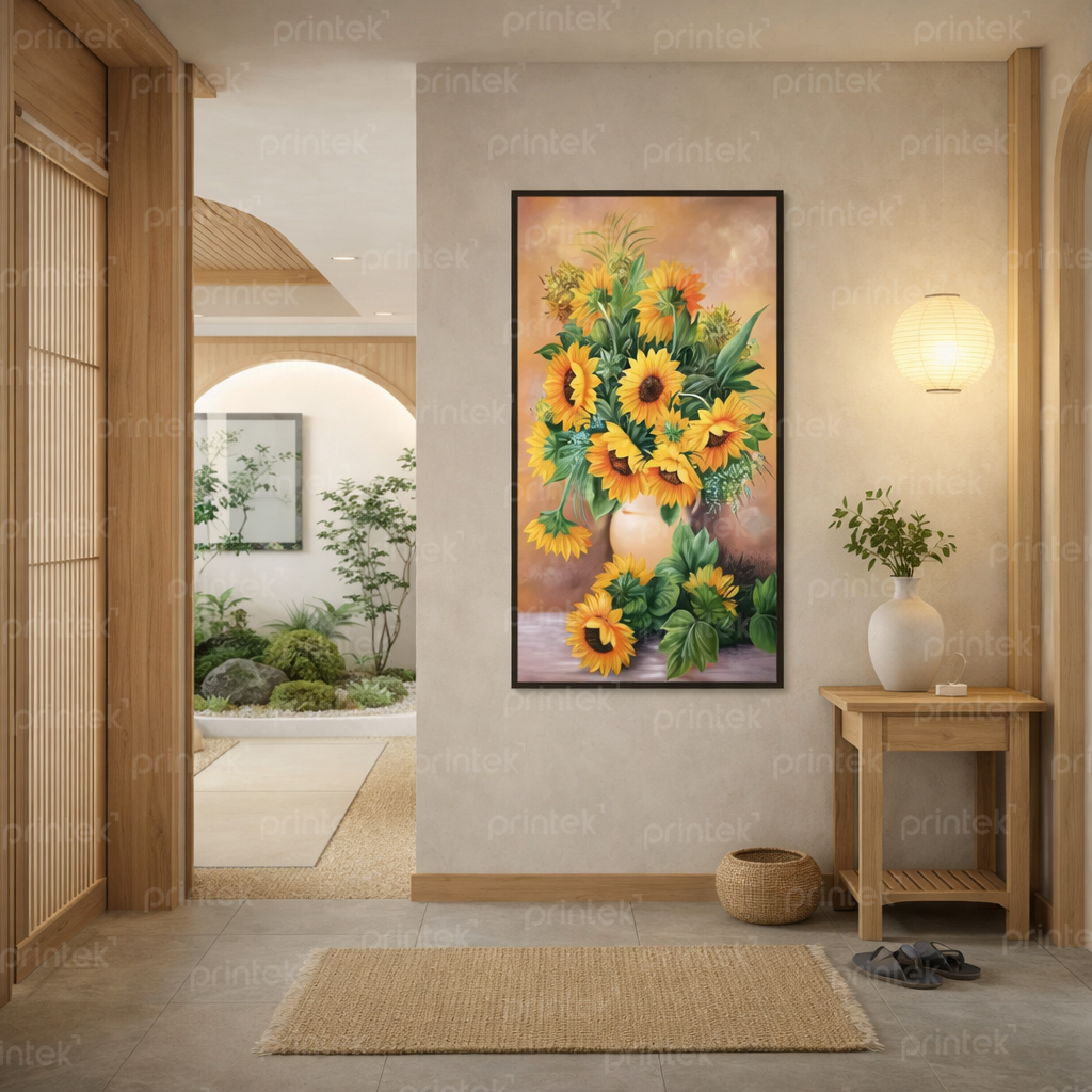 Tranh hoa hướng dương, đã có khung – MS4963
