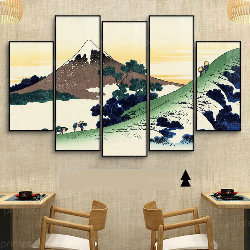 Tranh phong cảnh Nhật cổ, tranh nhà hàng Nhật - TT3852