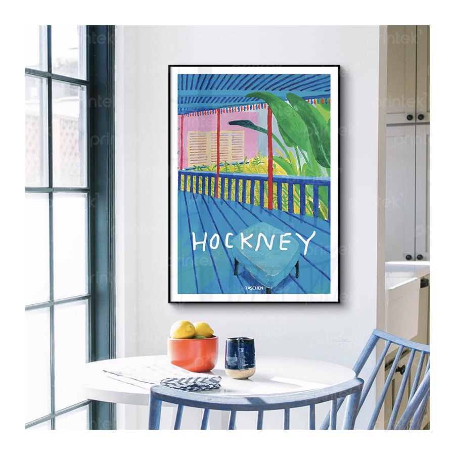 Tranh phong cảnh màu sắc của David Hockney - PC3154
