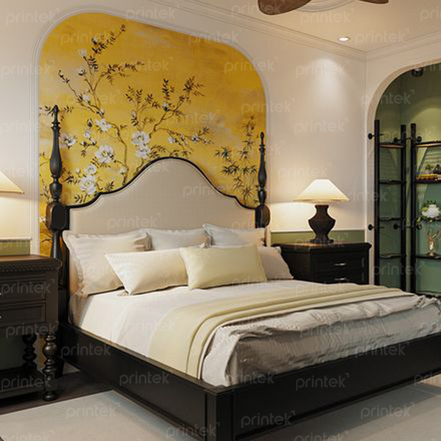 Tranh dán tường cao cấp, trọn gói thi công - DT023