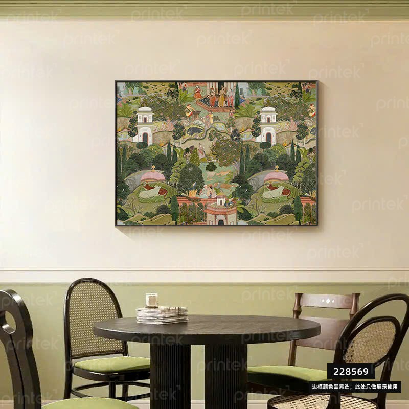 Tranh trừu tượng khổ ngang, tranh canvas - TT5702