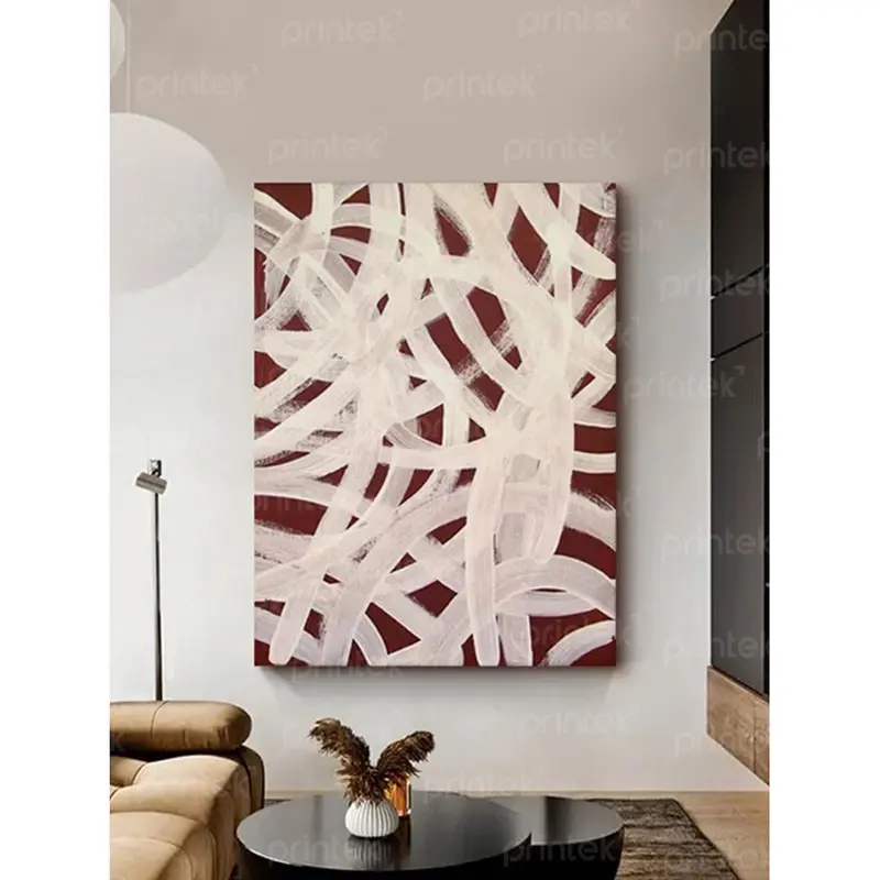 Tranh trừu tượng tối giản, đã có khung - TT411425