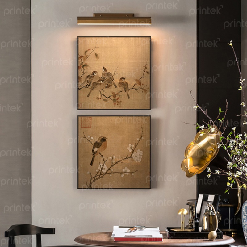 Bộ 2 tranh canvas Hoa và Chim - HC-11134208