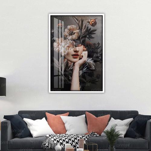 Tranh canvas cô gái, đã có khung – MS5025