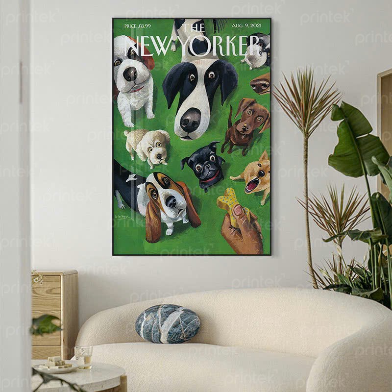 Tranh The New Yorker, tranh canvas treo tường - CG2276