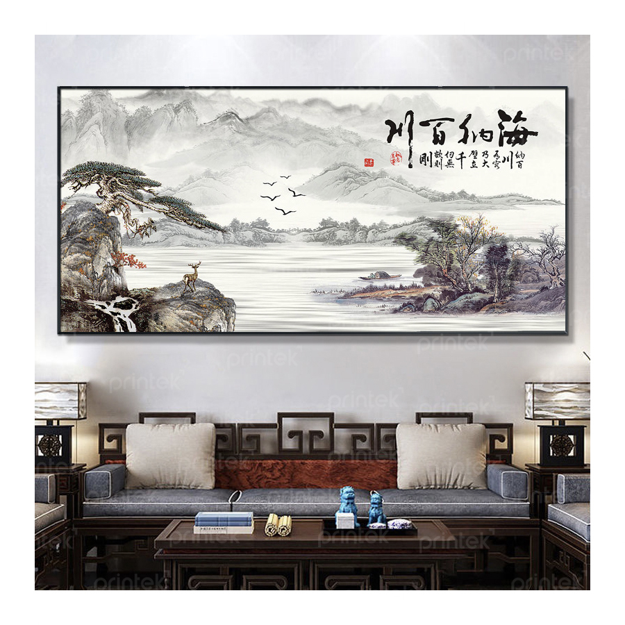 Tranh thuỷ mặc, đã có khung - TM1734