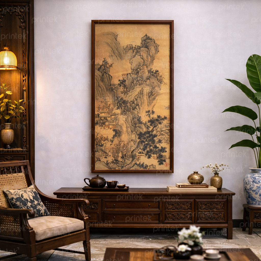 Tranh sơn thủy hữu tình - IN7648