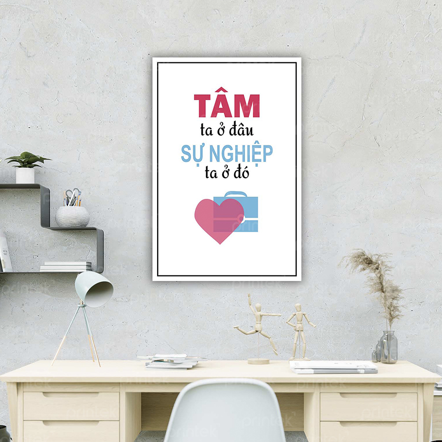 Tranh động lực văn phòng, cỡ 40x60cm – DL001-69