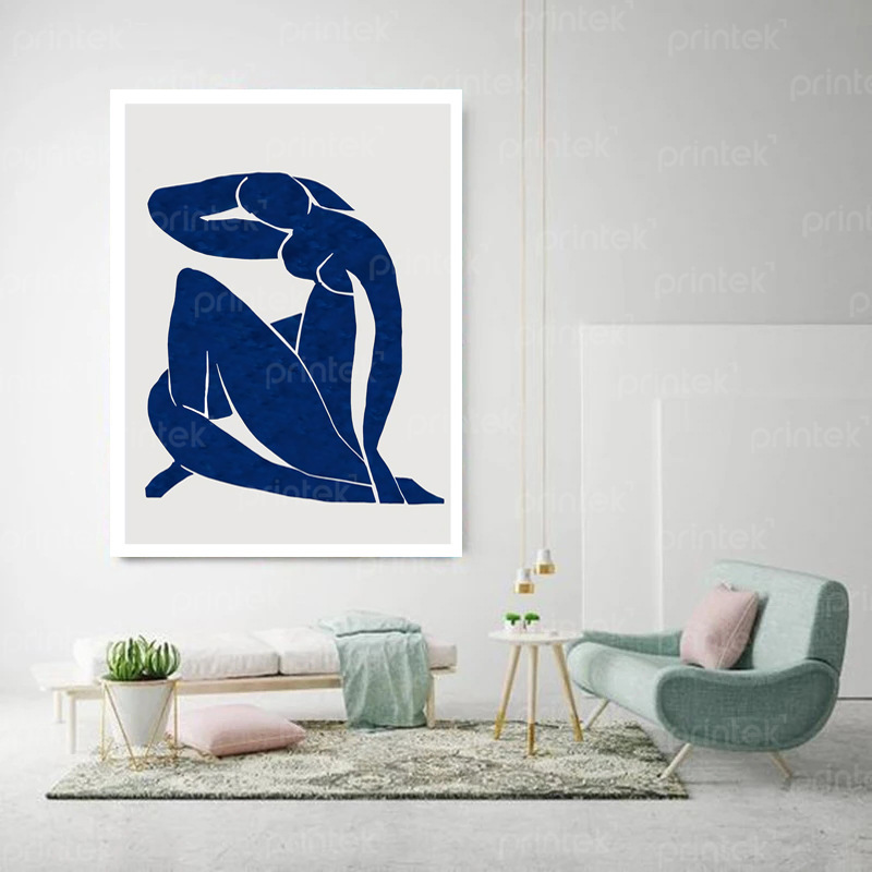 Tranh chân dung tối giản, size 70x100cm - ST1332332