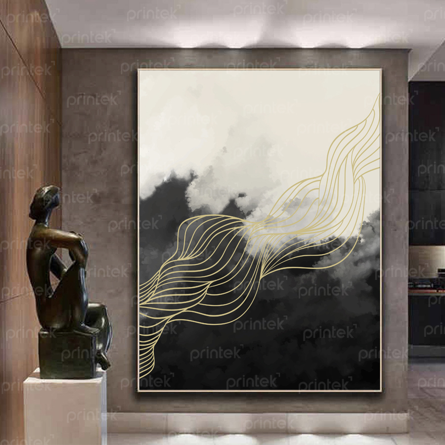 Tranh trừu tượng, đã có khung - ST220962