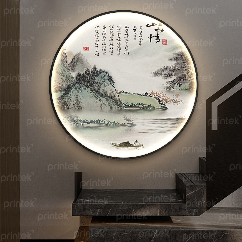 Tranh đèn led thủy mặc treo tường - PT6213