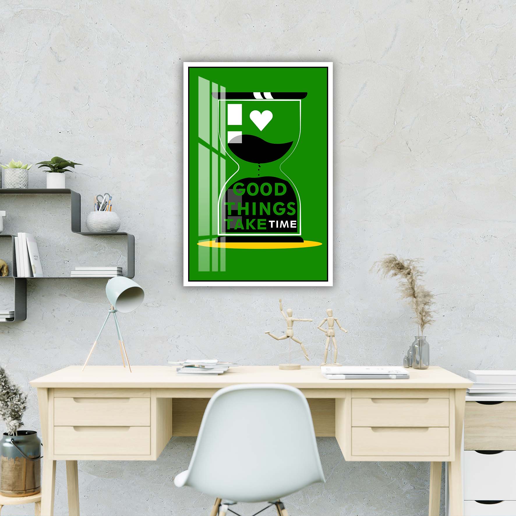 Tranh động lực văn phòng, cỡ 40x60cm – DL001-51