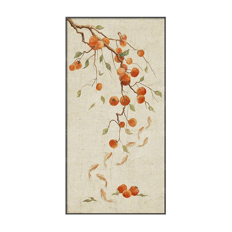 Tranh cành hồng trang trí phòng khách, phòng trà - TS179650