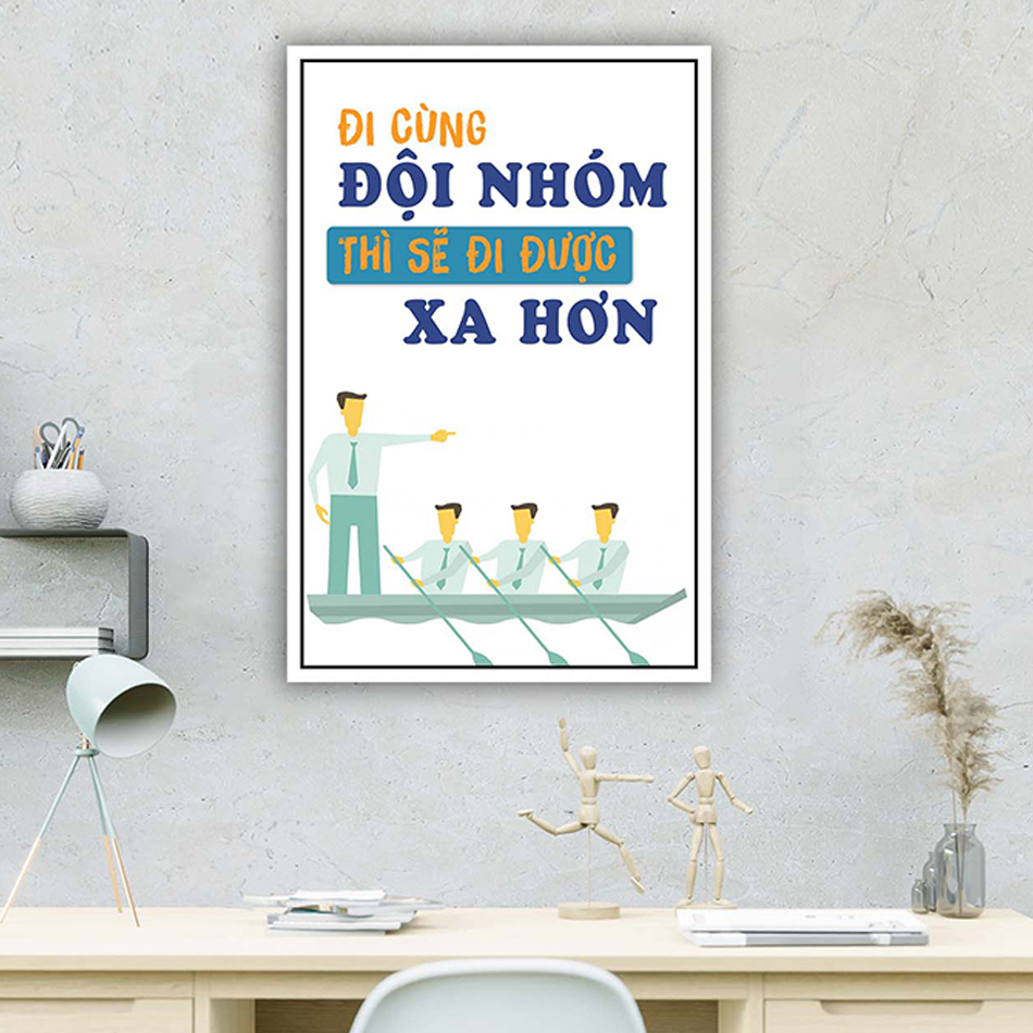 Tranh động lực văn phòng, cỡ 40x60cm – DL001-155