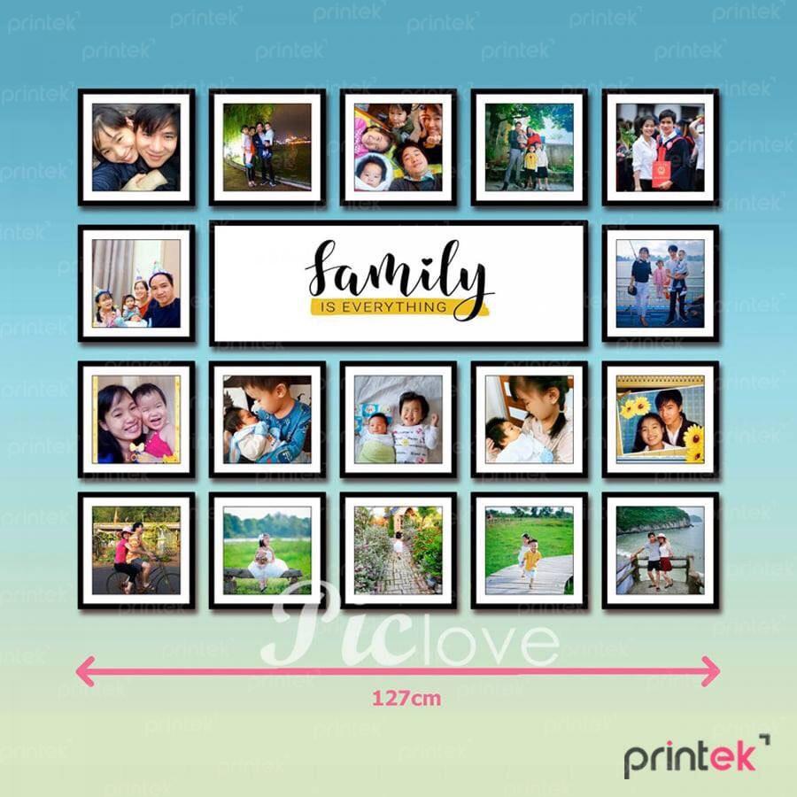 Bộ 18 khung ảnh dán tường Family - MS6434
