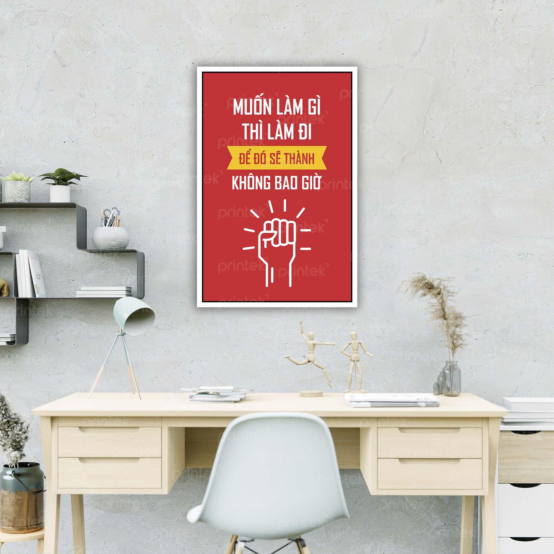 Tranh động lực văn phòng, tranh slogan – DL001-141